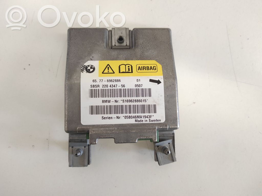 BMW 5 E60 E61 Unidad de control/módulo del Airbag 