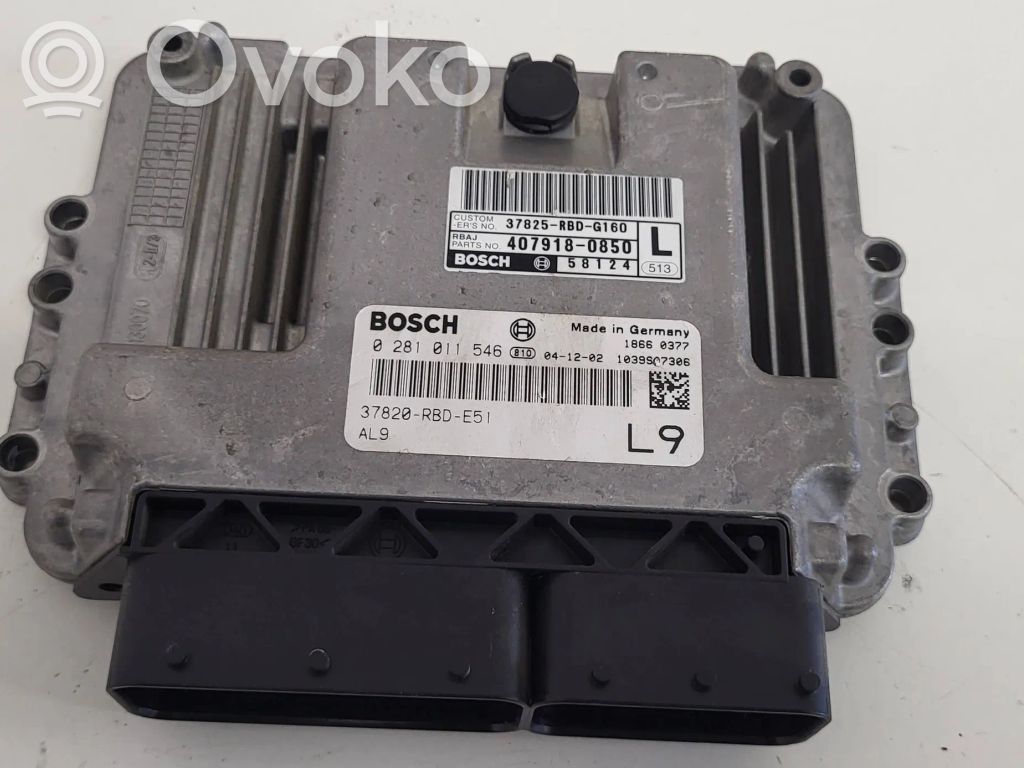 Honda Accord Variklio valdymo blokas 