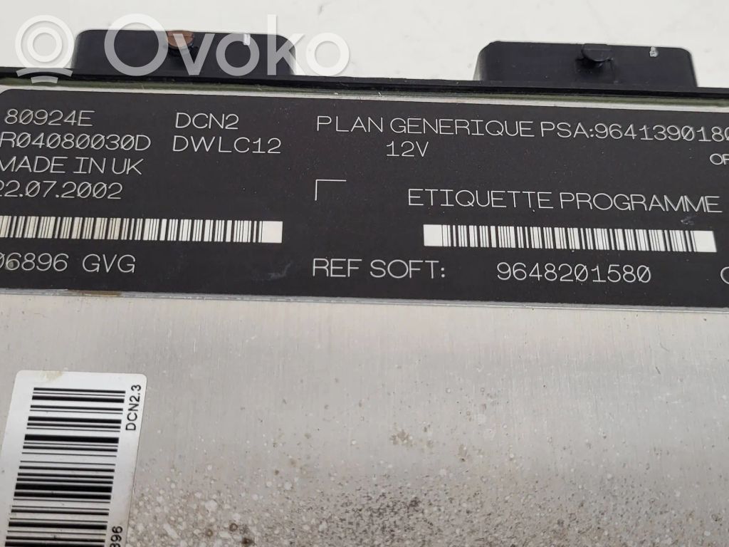 Peugeot 206 Engine control unit/module 