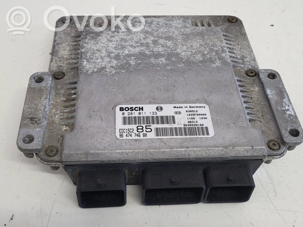 Peugeot 807 Engine control unit/module 