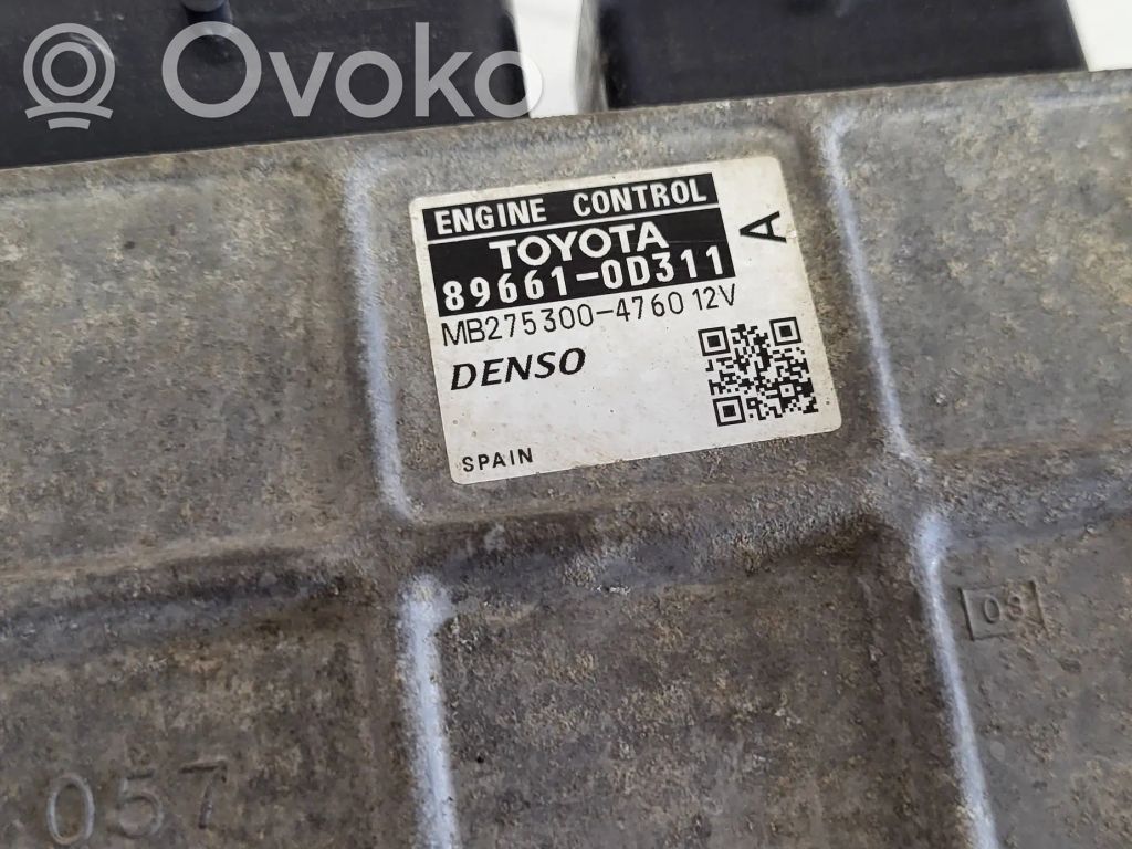Toyota Yaris Sterownik / Moduł ECU 