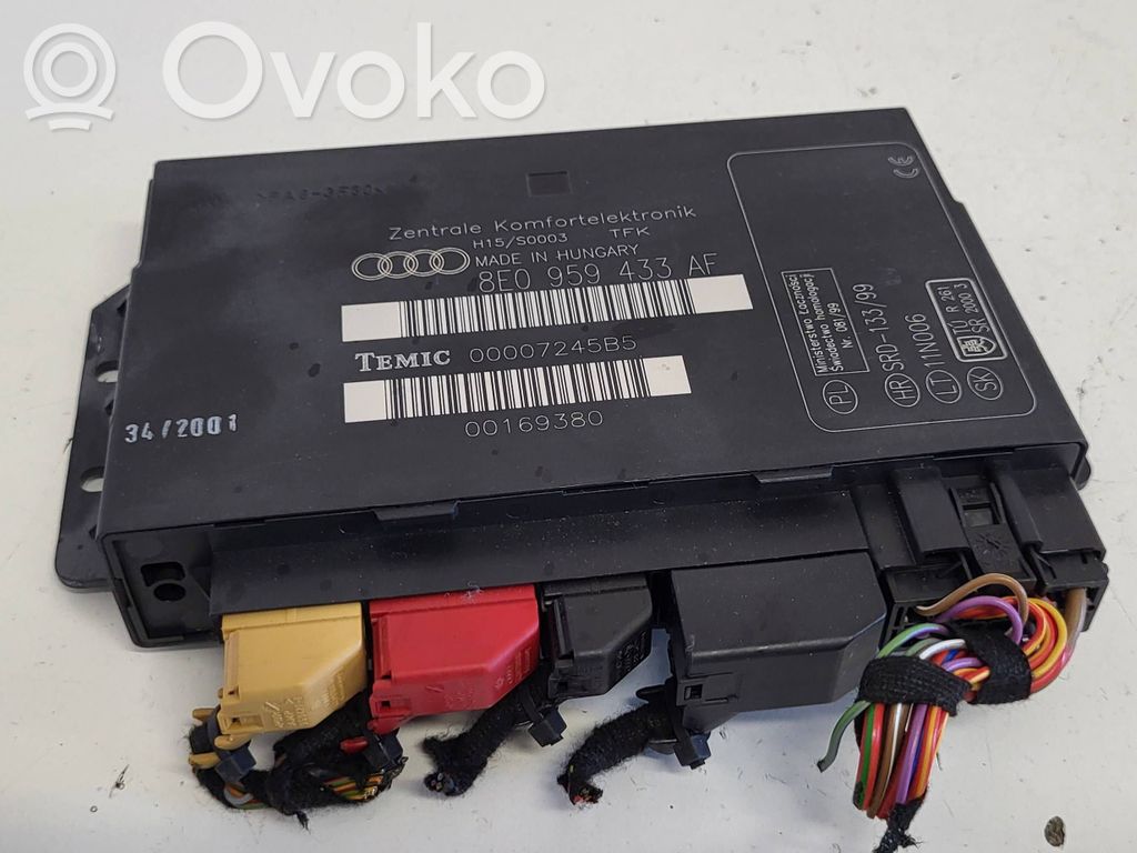 Audi A4 S4 B6 8E 8H Module confort 