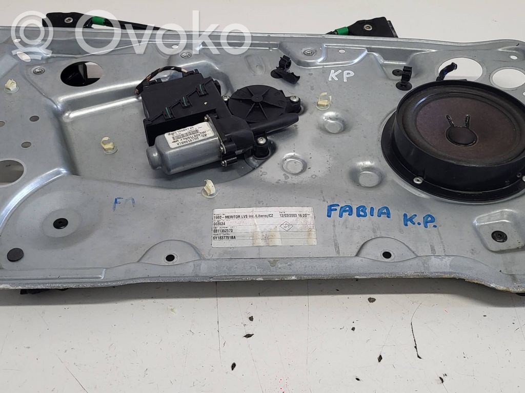 Elektryczny podnośnik szyby drzwi przednich   6Y1837751BA,NHNS70007ZXS,HT08696T09