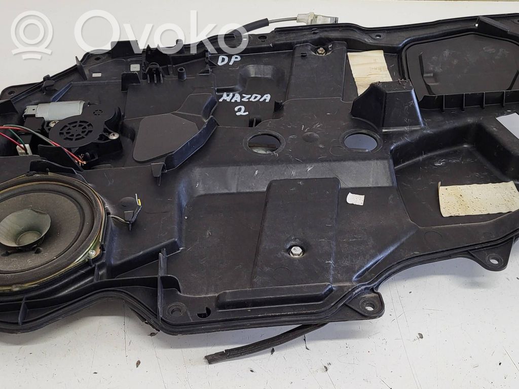 Mazda 2 Front door window regulator with motor 