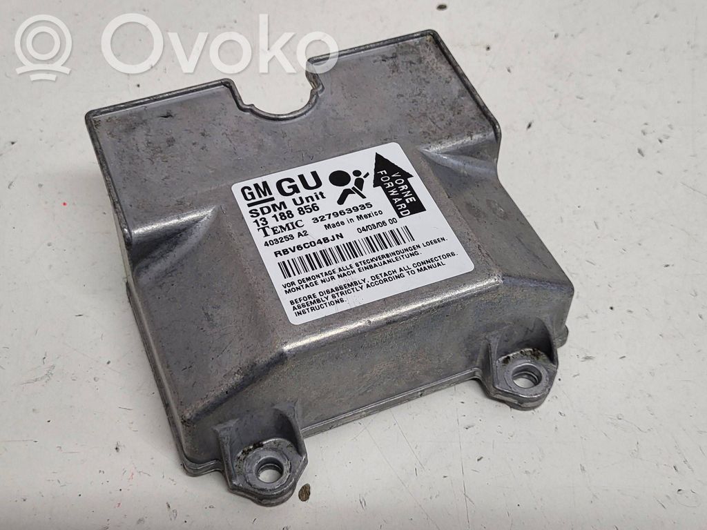Opel Zafira B Unitate/modul de comandă airbaguri 