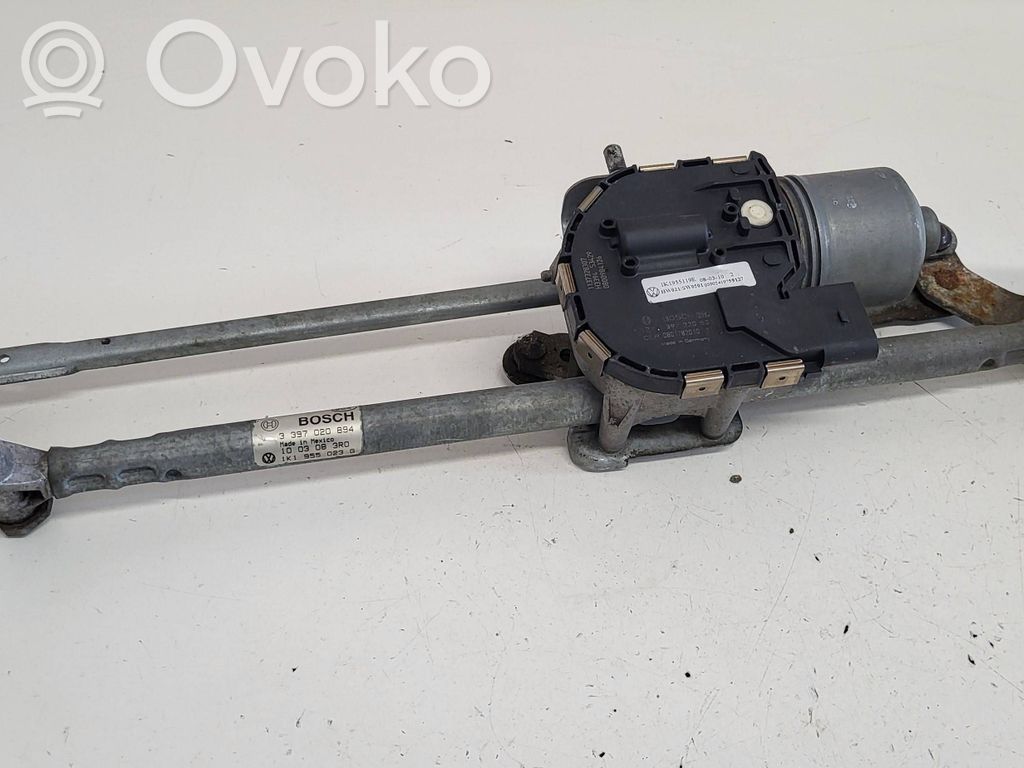 Mechanizm i silniczek wycieraczek szyby przedniej / czołowej   1K1955119E,0801782010,1397220501