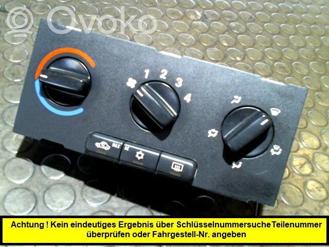 Opel Zafira A Panel klimatyzacji 