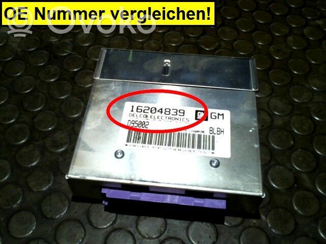 Opel Vectra A Engine control unit/module 