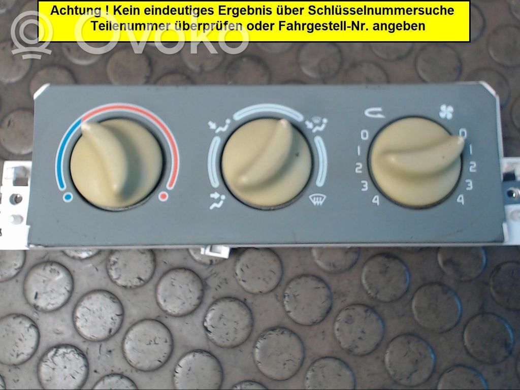 Renault Twingo I Climate control unit 