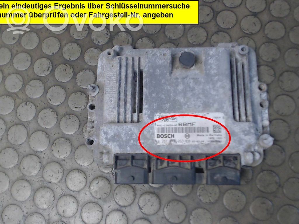 Ford Focus C-MAX Variklio valdymo blokas 