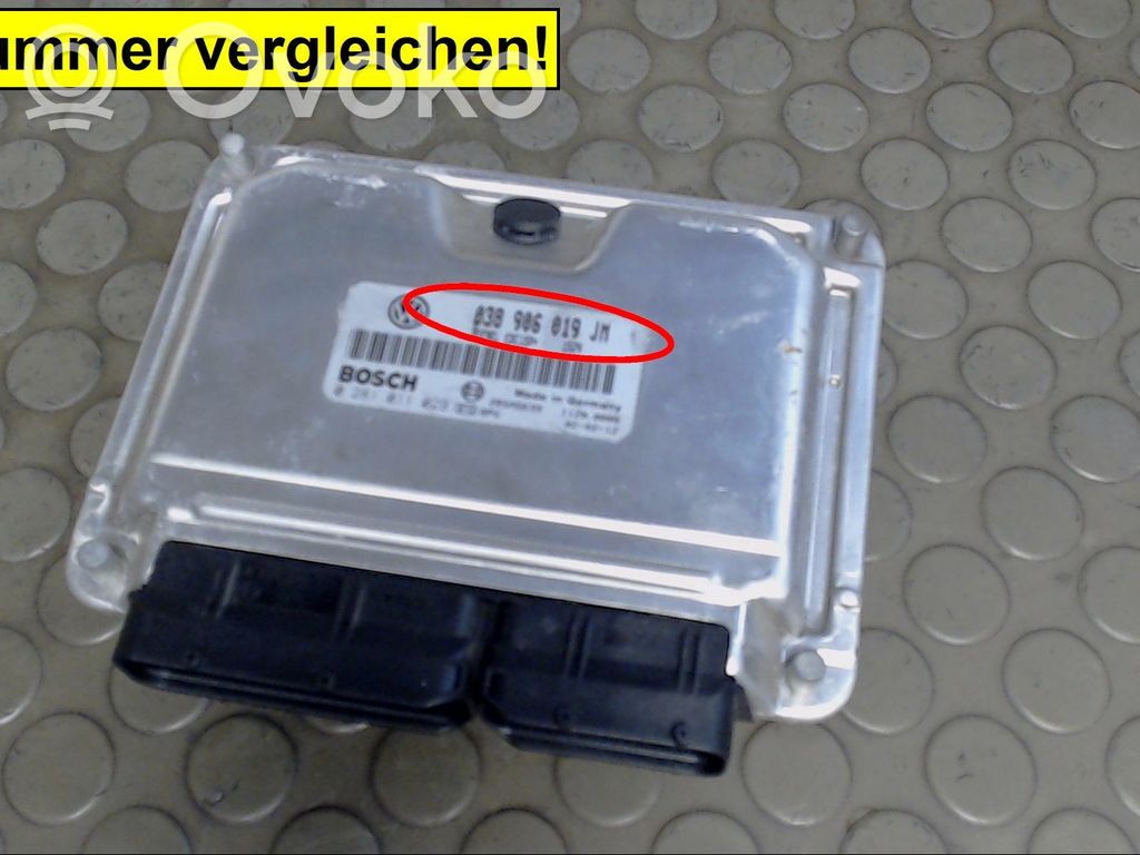 Volkswagen Polo IV 9N3 Engine control unit/module 