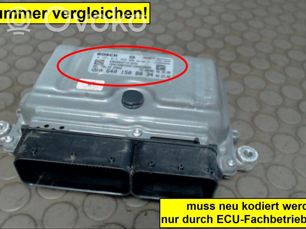 Mercedes-Benz A W169 Unitate/modul de control motor 