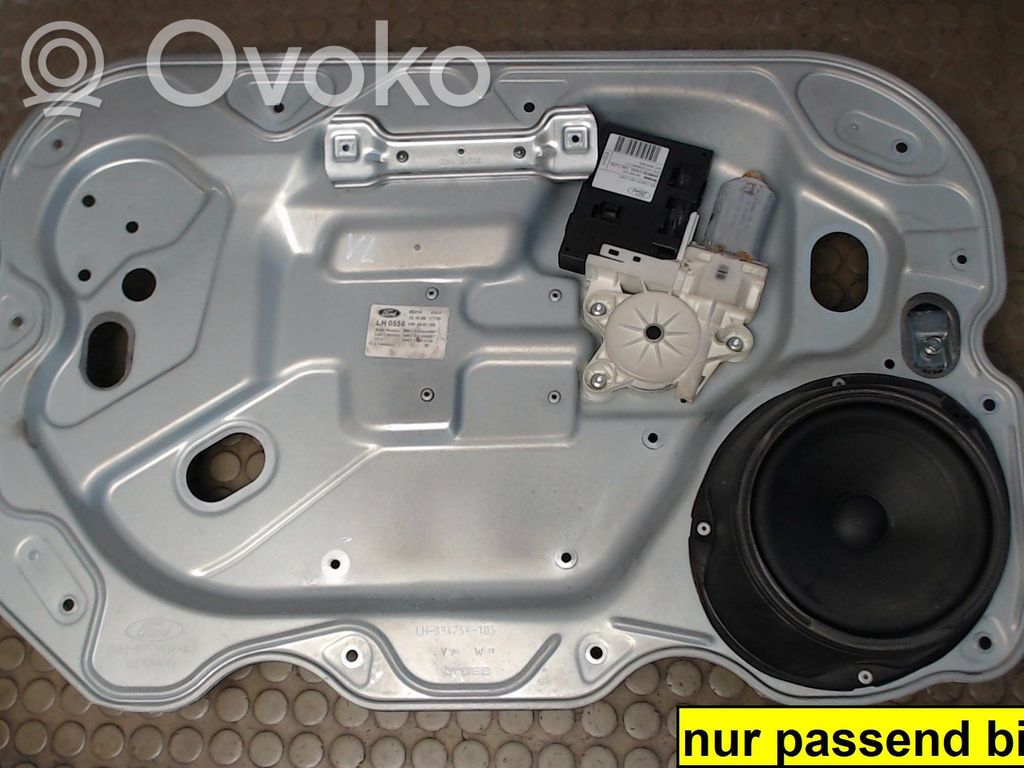 Ford Focus C-MAX Priekšpusē elektriskais loga pacelšanas mehānisms bez motoriņa 