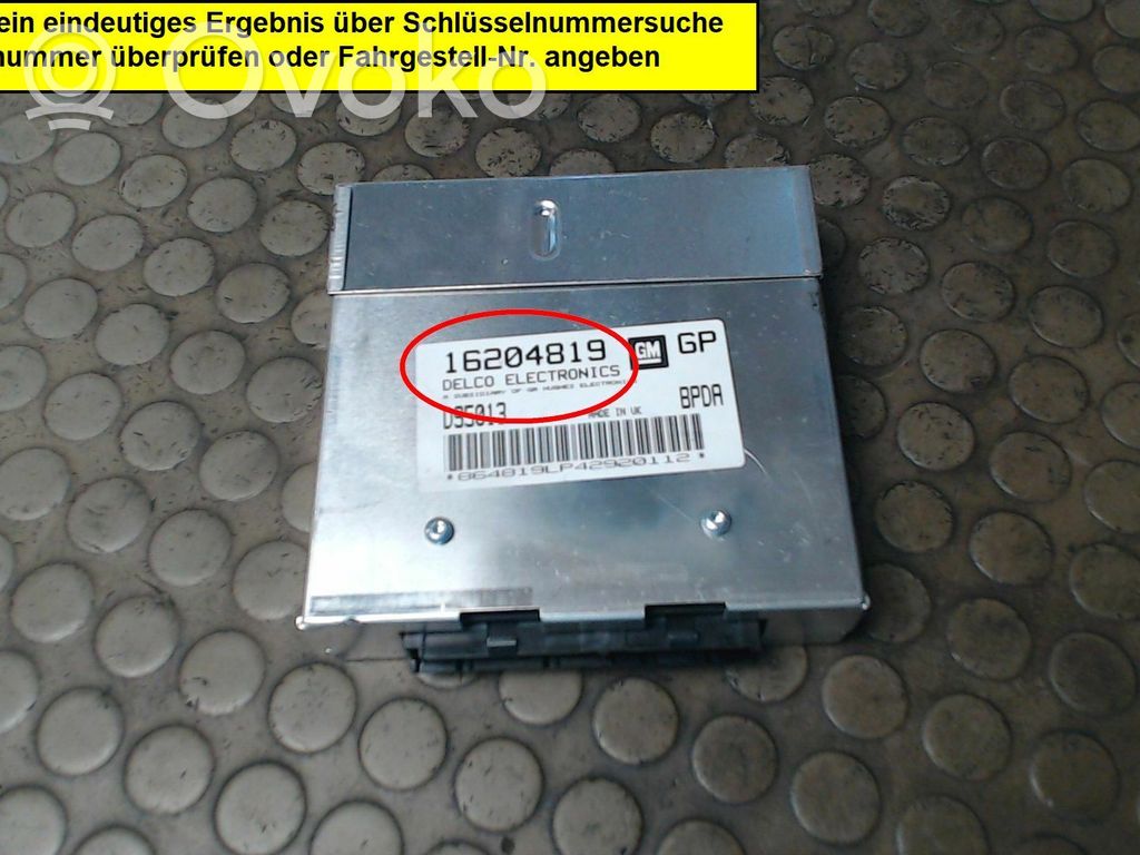 Opel Corsa B Engine control unit/module 