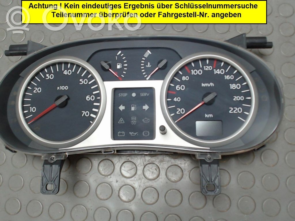 Renault Clio II Instrumentu paneļa dekoratīvā apdare 