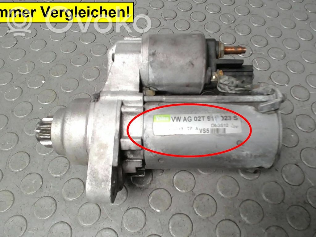 Electromotor   02T911023S,02T911024AX,0986020290,143485