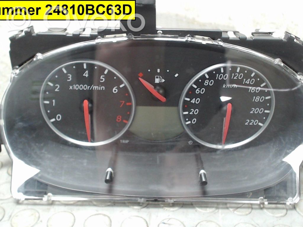 Nissan Micra Cornice cruscotto 