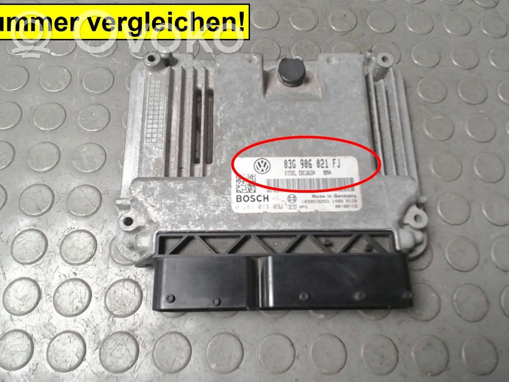 Volkswagen Golf V Engine control unit/module 