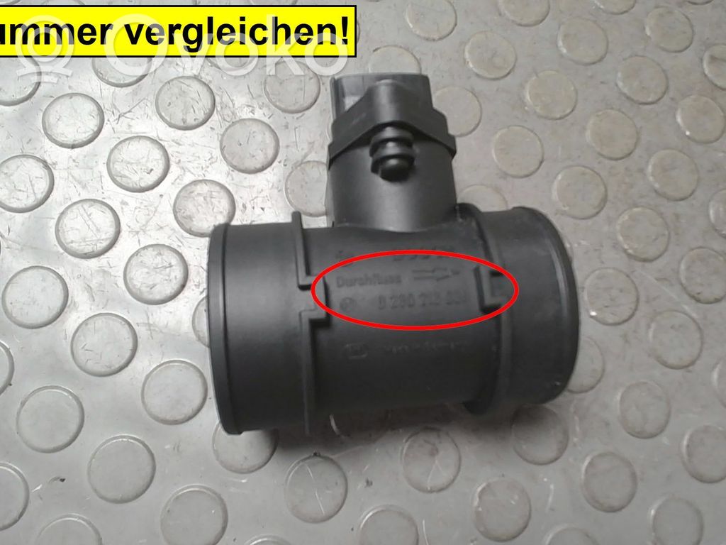 Opel Agila A Przepływomierz masowy powietrza MAF 