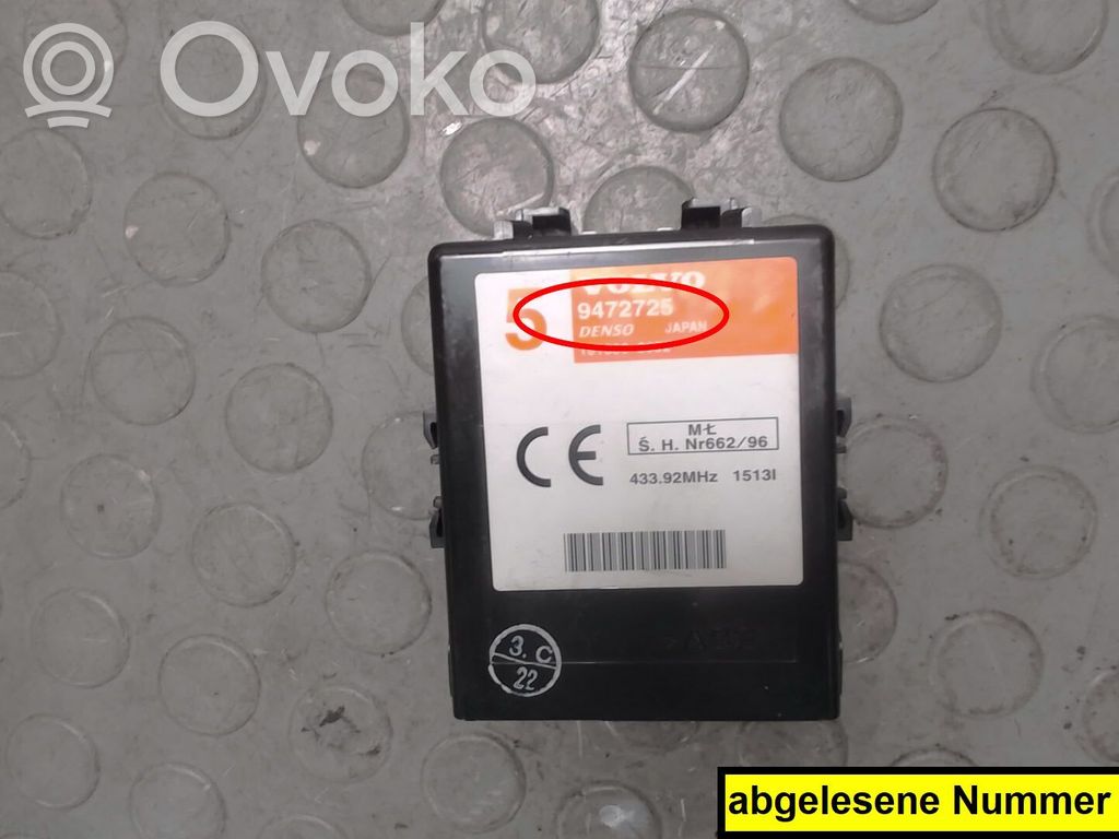 Cruise control unit/module   9472725,0000