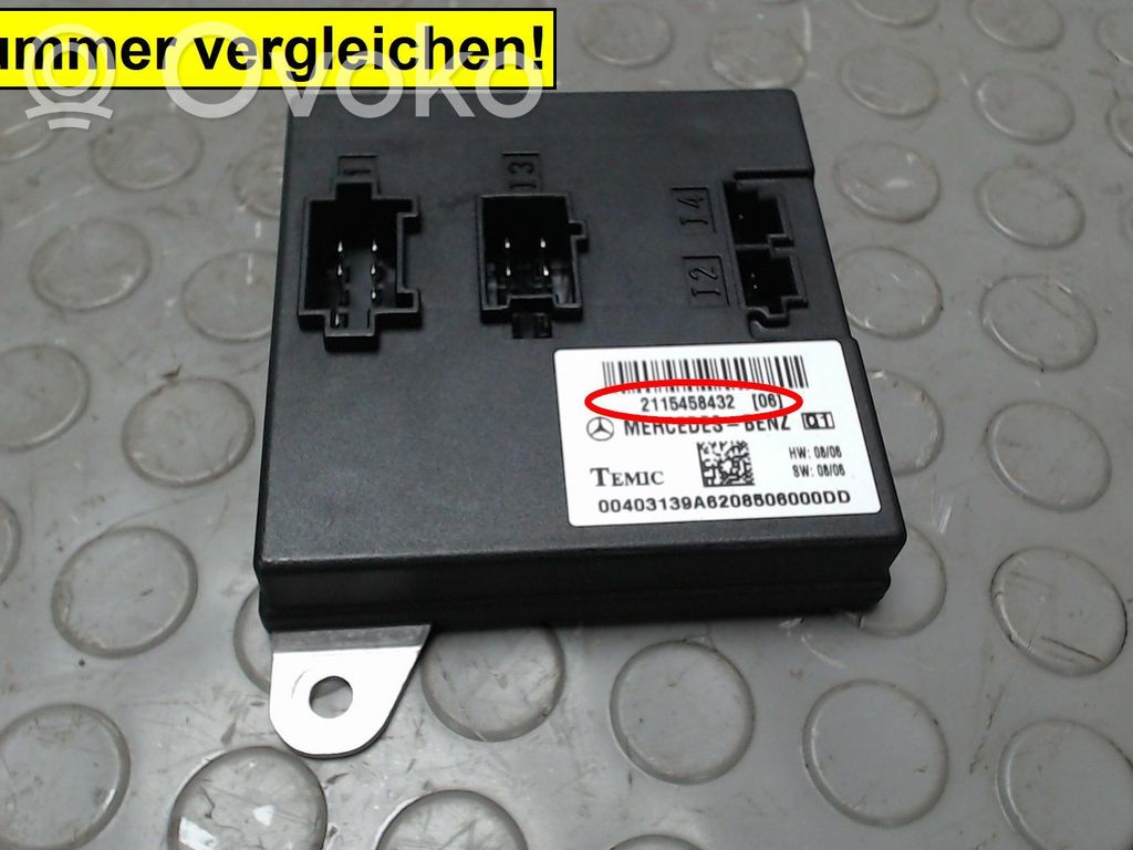 Mercedes-Benz E W211 Unitate/modul control croazieră 