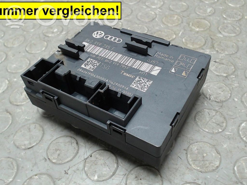 Sterownik / moduł tempomatu   8K0959795F,NICHTZUTREFFEND