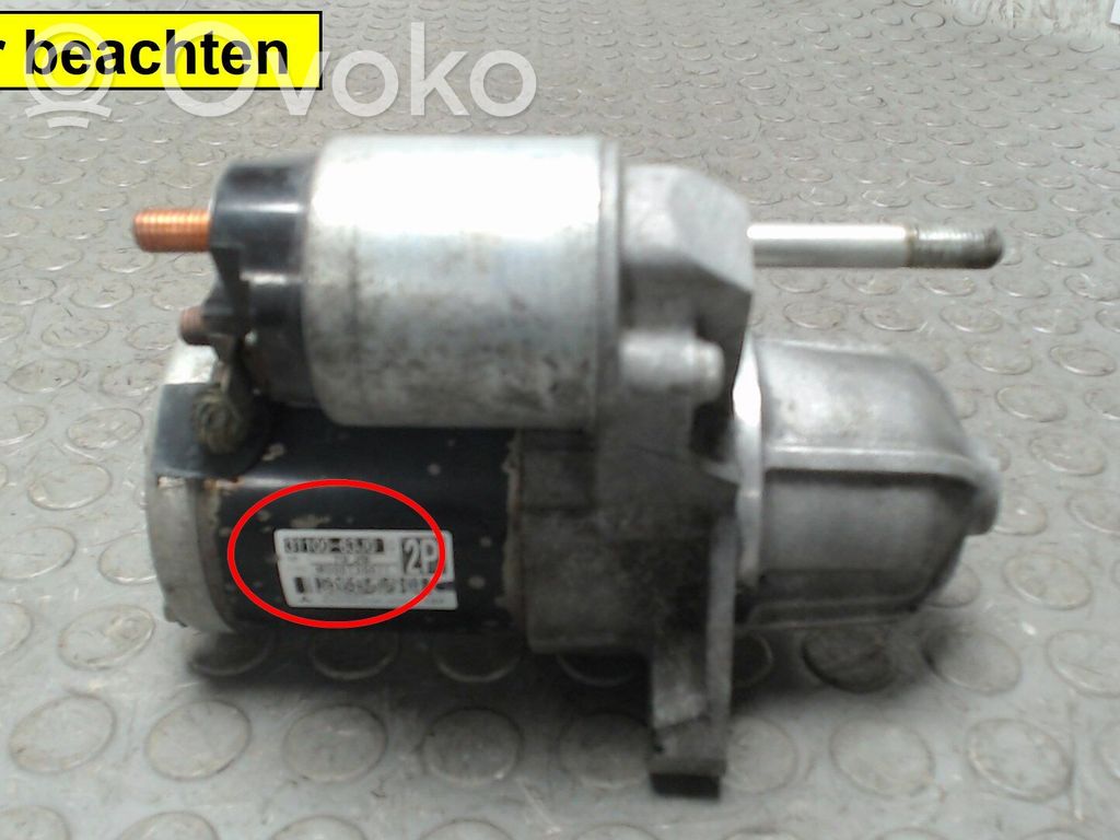 Suzuki SX4 Motor de arranque 