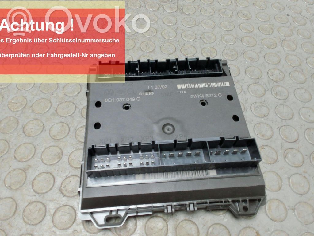 Unité de commande / module de régulateur de vitesse   6Q1937049C,6Q0959433ET03