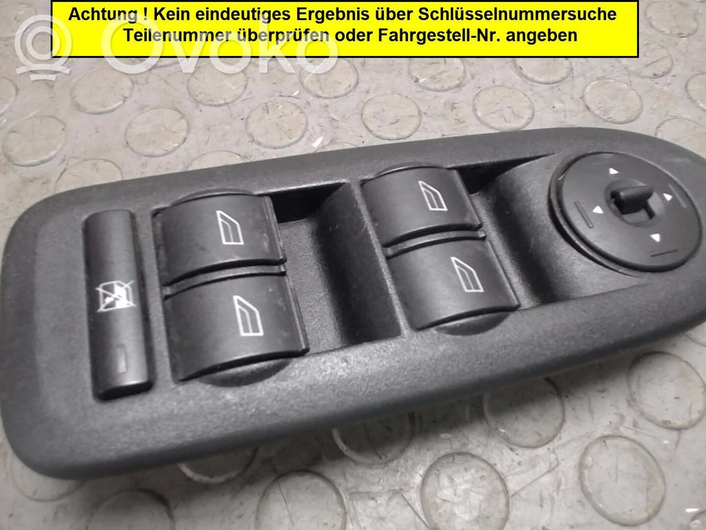 Electric window control switch   7M5T14A132AB,1471944,1507919