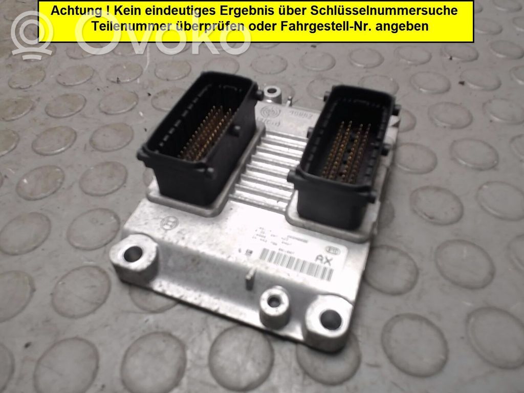 Opel Corsa C Reducing agents exhaust control unit 