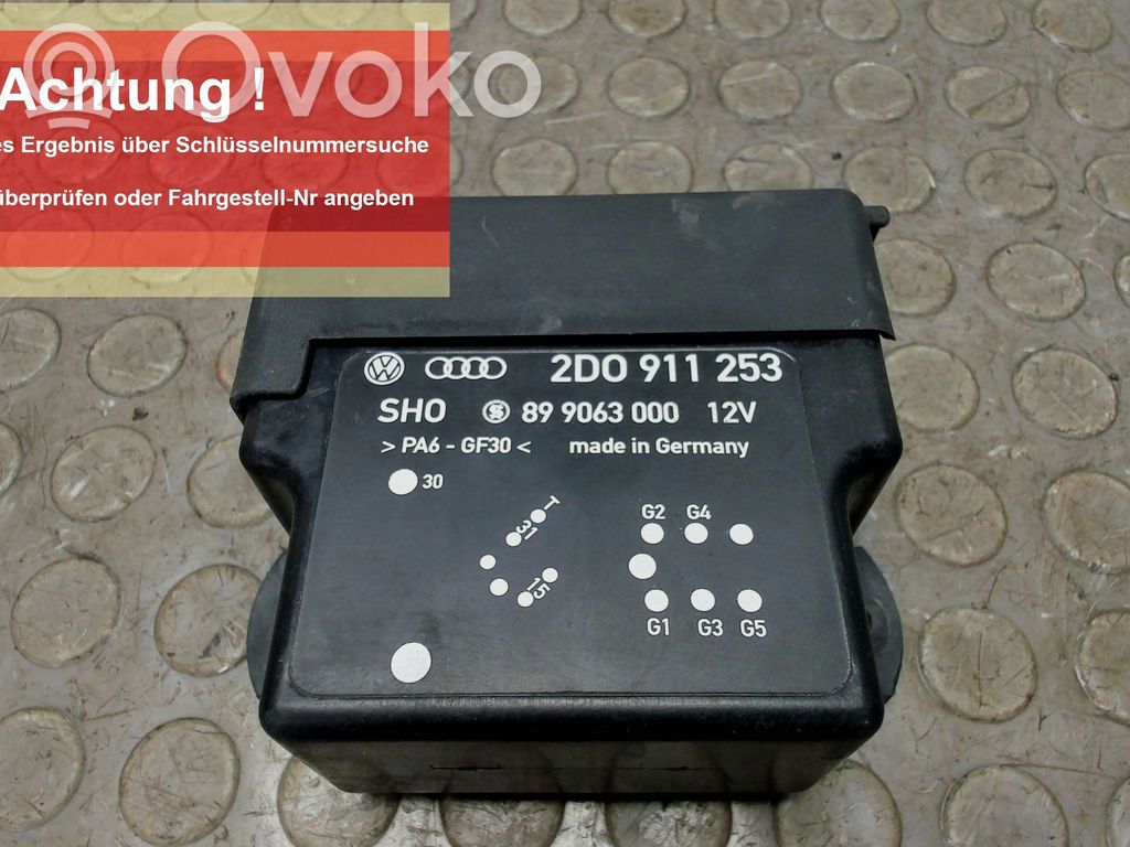 Unité de commande / module de régulateur de vitesse   2D0911253