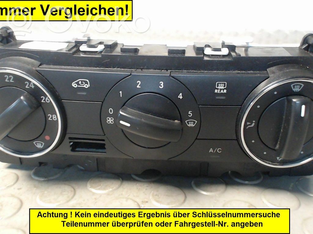 Panel klimatyzacji   A1698301985,1698302585