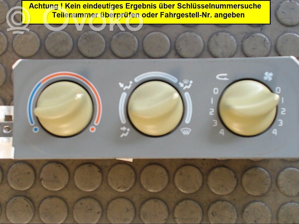 Unidad de control climatización   7701046980,0000