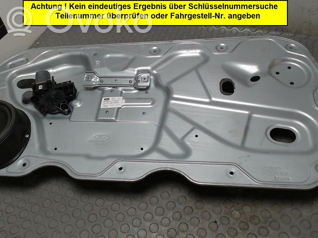 Ford Focus Meccanismo di sollevamento del finestrino anteriore senza motorino 
