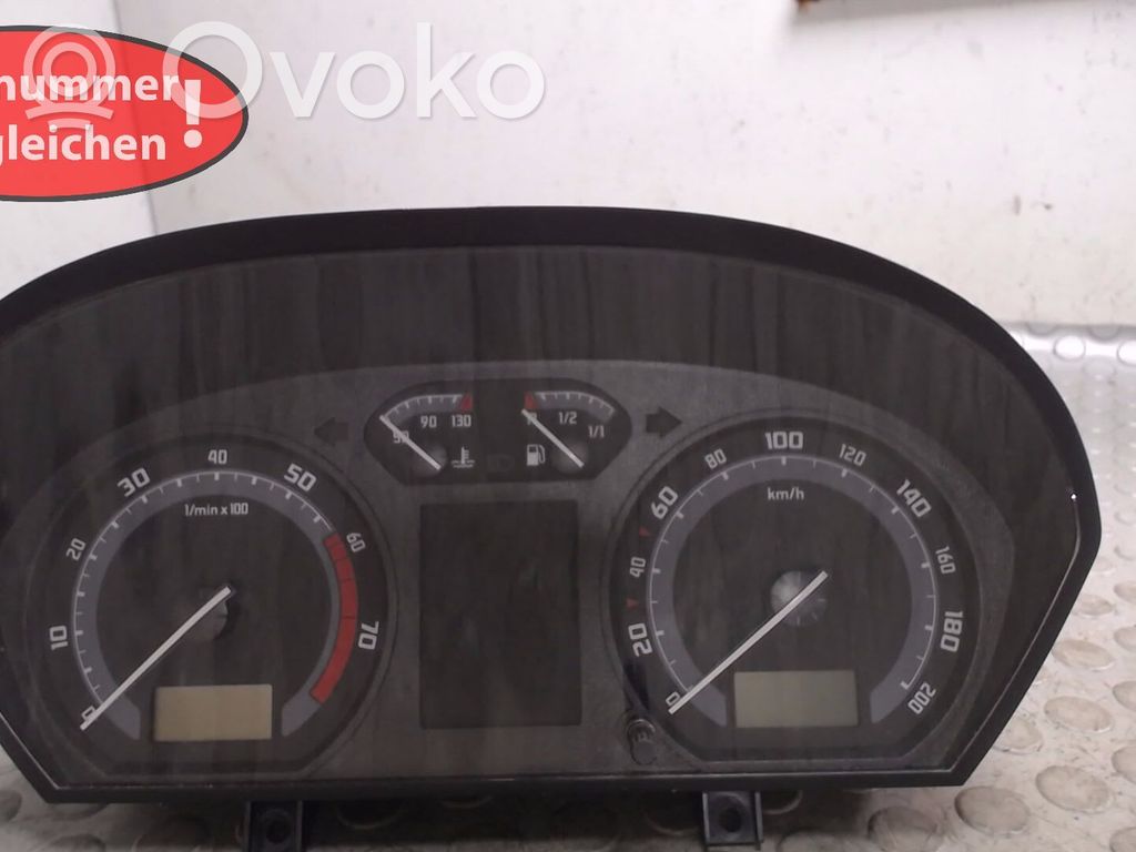 Skoda Fabia Mk1 (6Y) Mască ceasuri bord 