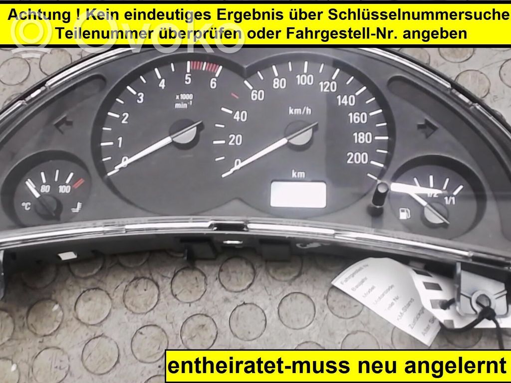 Opel Corsa C Dashboard trim 