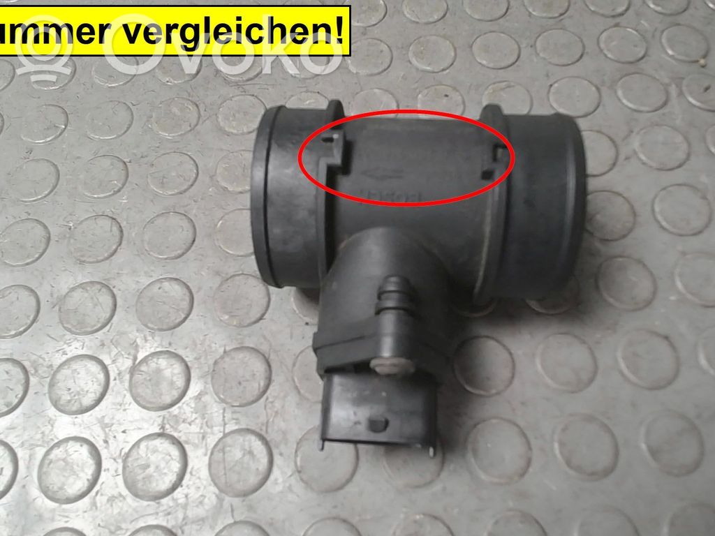 Opel Corsa C Przepływomierz masowy powietrza MAF 