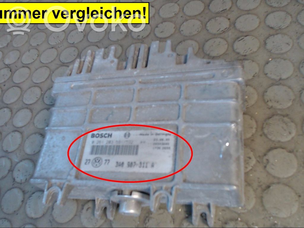 Volkswagen Golf III Engine control unit/module 