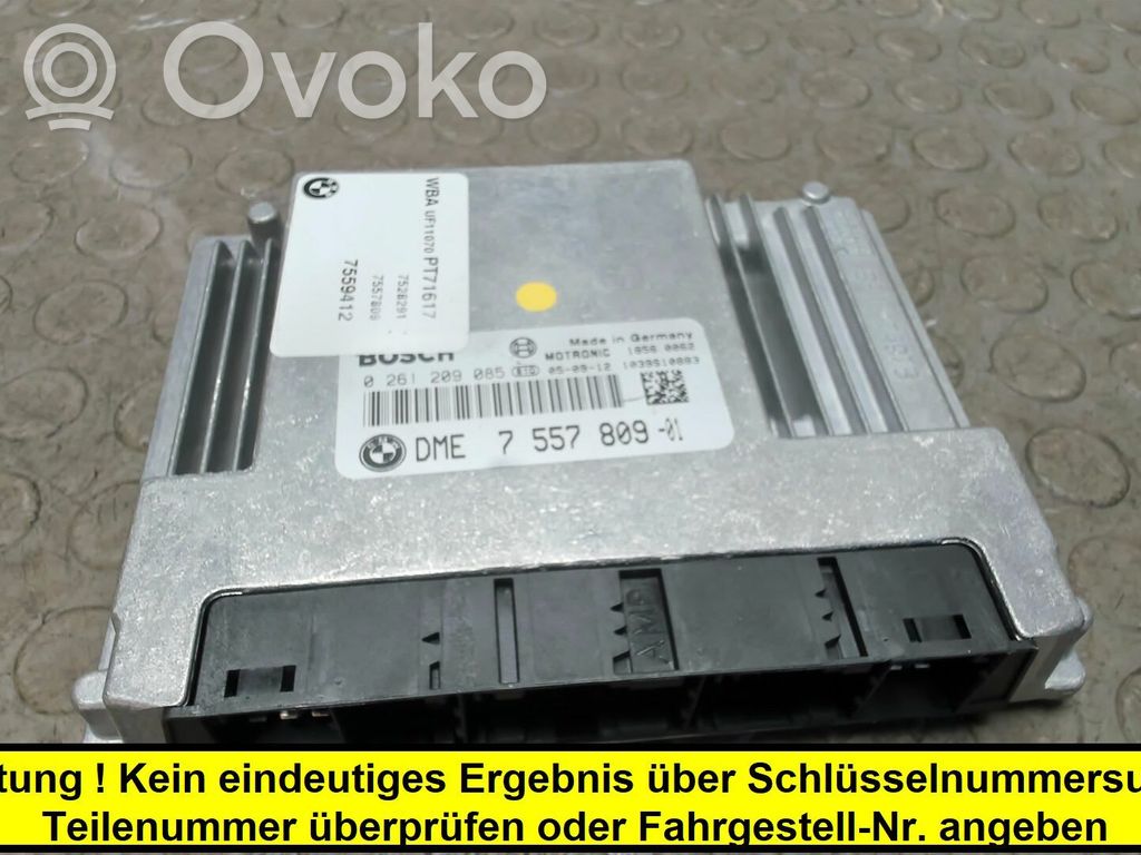 BMW 1 E81 E87 Unidad de control/módulo del motor 