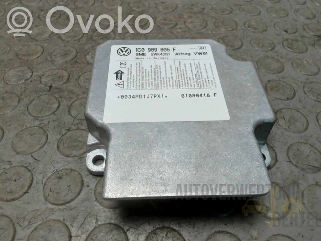 Skoda Roomster (5J) Unitate/modul de comandă airbaguri 