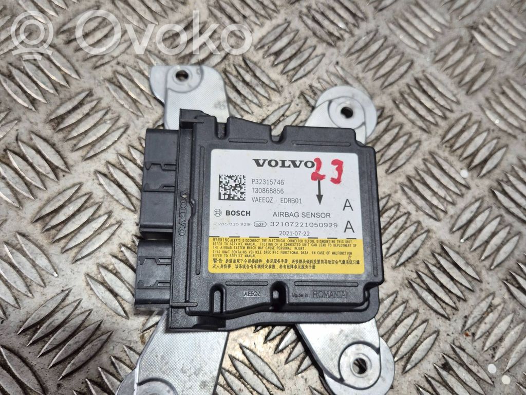 Airbag control unit/module   32315746,30868856
