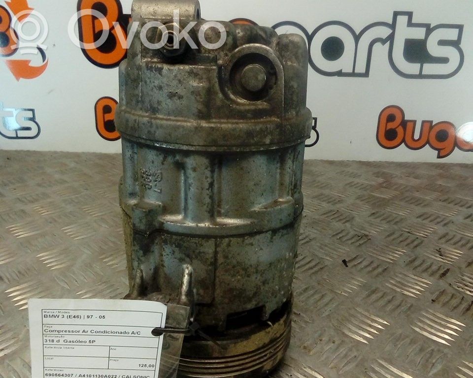Ilmastointilaitteen kompressorin pumppu (A/C)   690564307,A4101130A022,CALSONICKANSEN