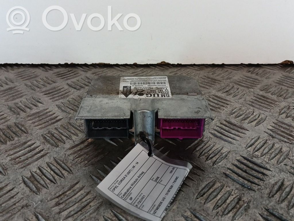 Airbag control unit/module   327963935,13187526,TEMIC,UG