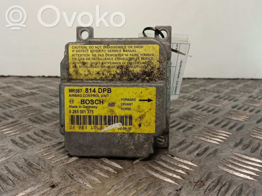 Airbag control unit/module   0285001375,MR587814DPB