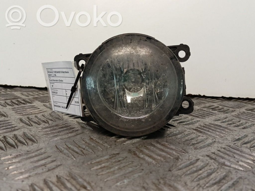 Renault Megane III Miglas lukturis priekšā 
