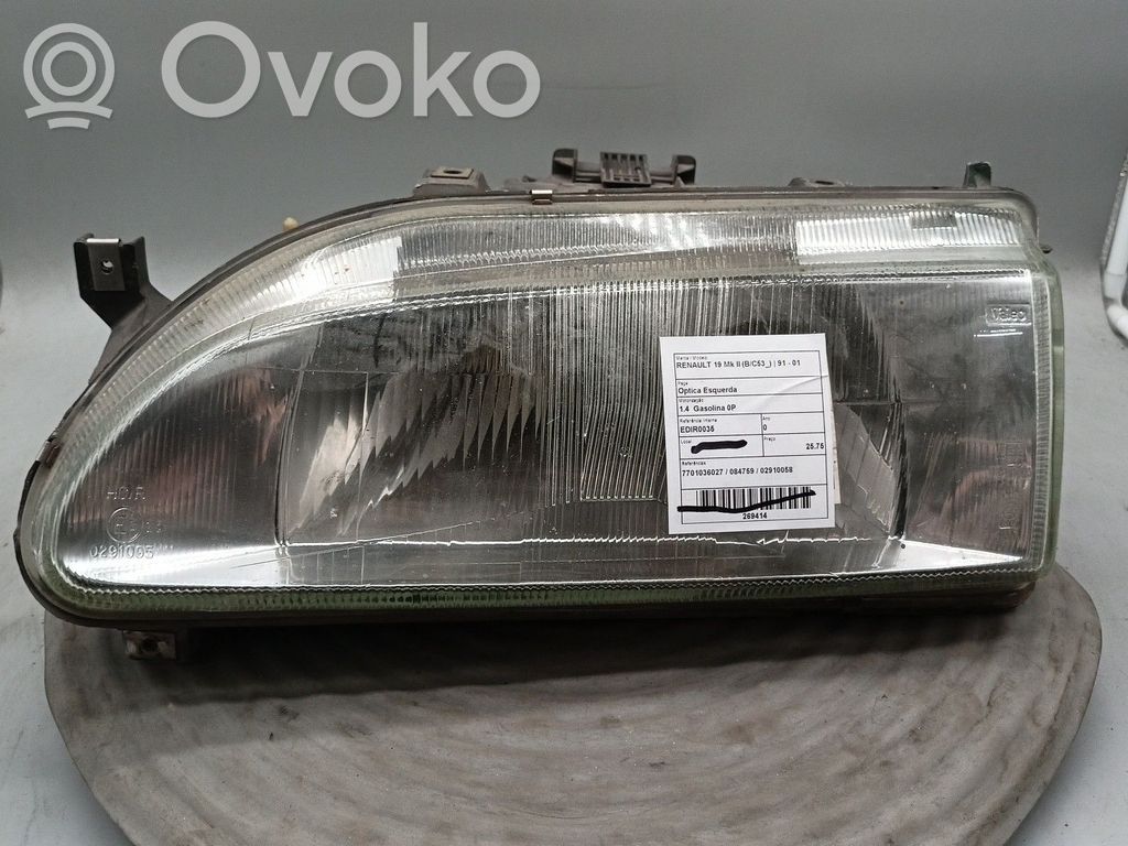 Renault 19 Headlight/headlamp 