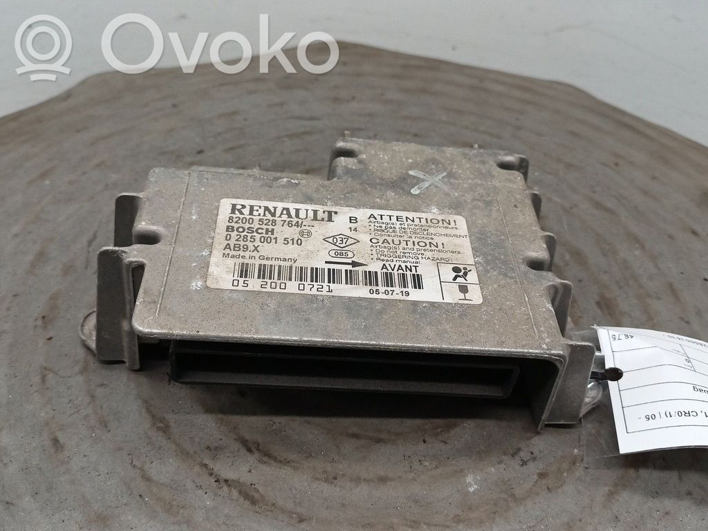 Airbag control unit/module   8200528764,0285001510