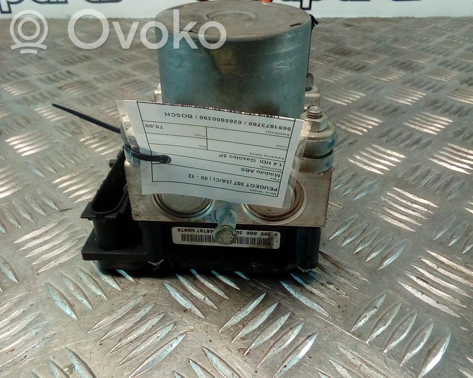 ABS Steuergerät   9651873780,0265800390,BOSCH
