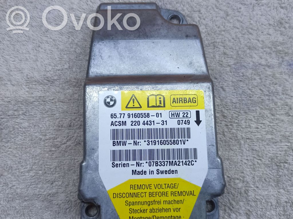 BMW 5 E60 E61 Airbag control unit/module 