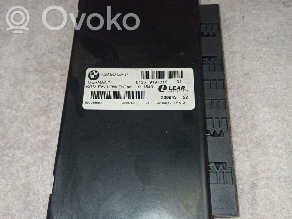 BMW 5 E60 E61 Kėbulo modulis 